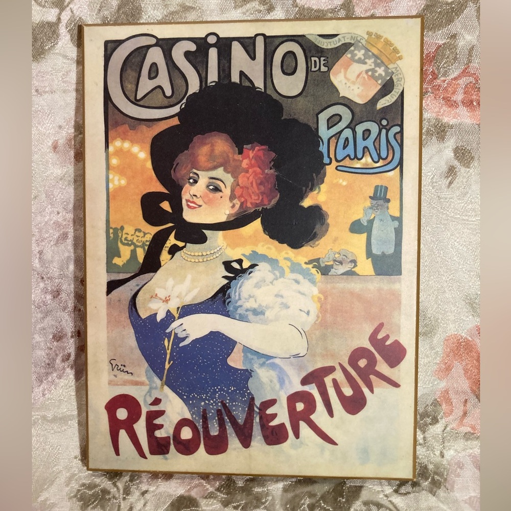 Small Vintage Inspired Framed Wall Art